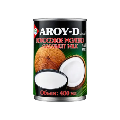 Кокосовое молоко 400мл, ж/б, AROY-D